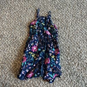 Sleeveless floral dress